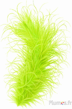 Struzzo ciocca - 10 cm - verde vivo